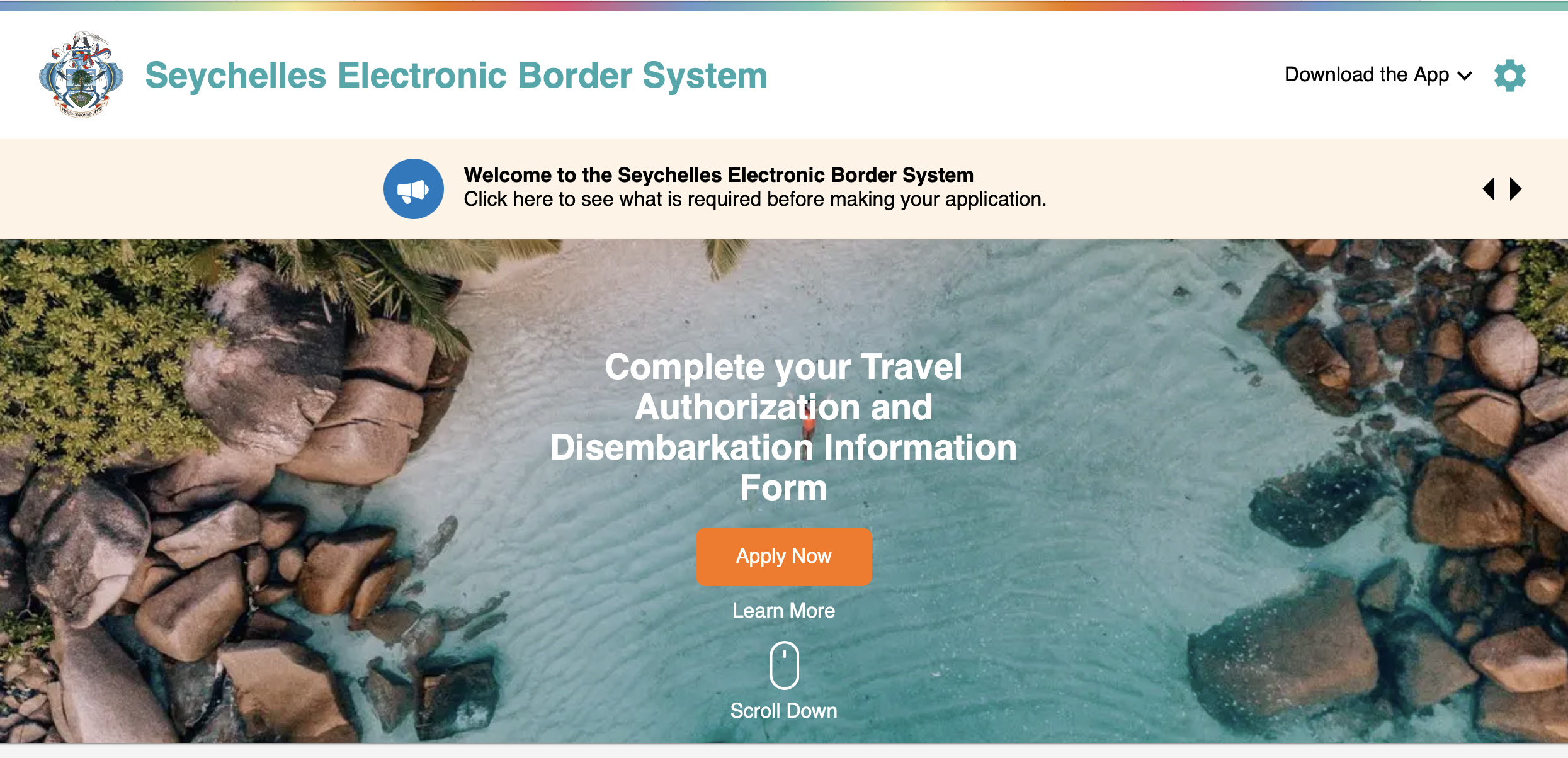 Seychelles Electronic Border System