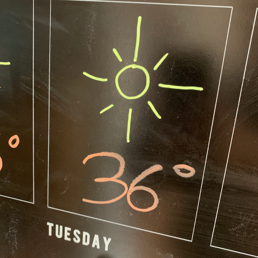 Idag är det 36 grader varmt i Lecce Italien