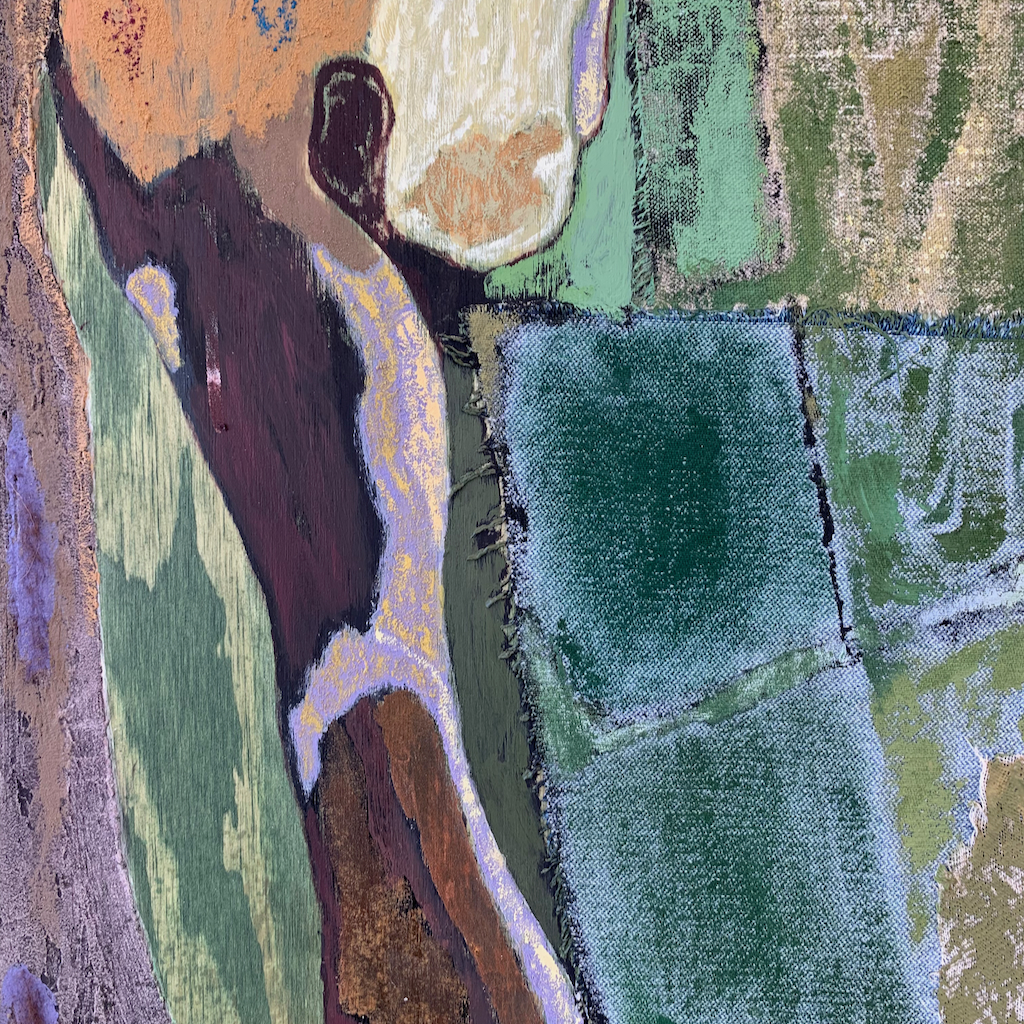 Ett konstverk av Ivan Andersen på Galleri Bo Bjerggaard i Köpenhamn, Danmark