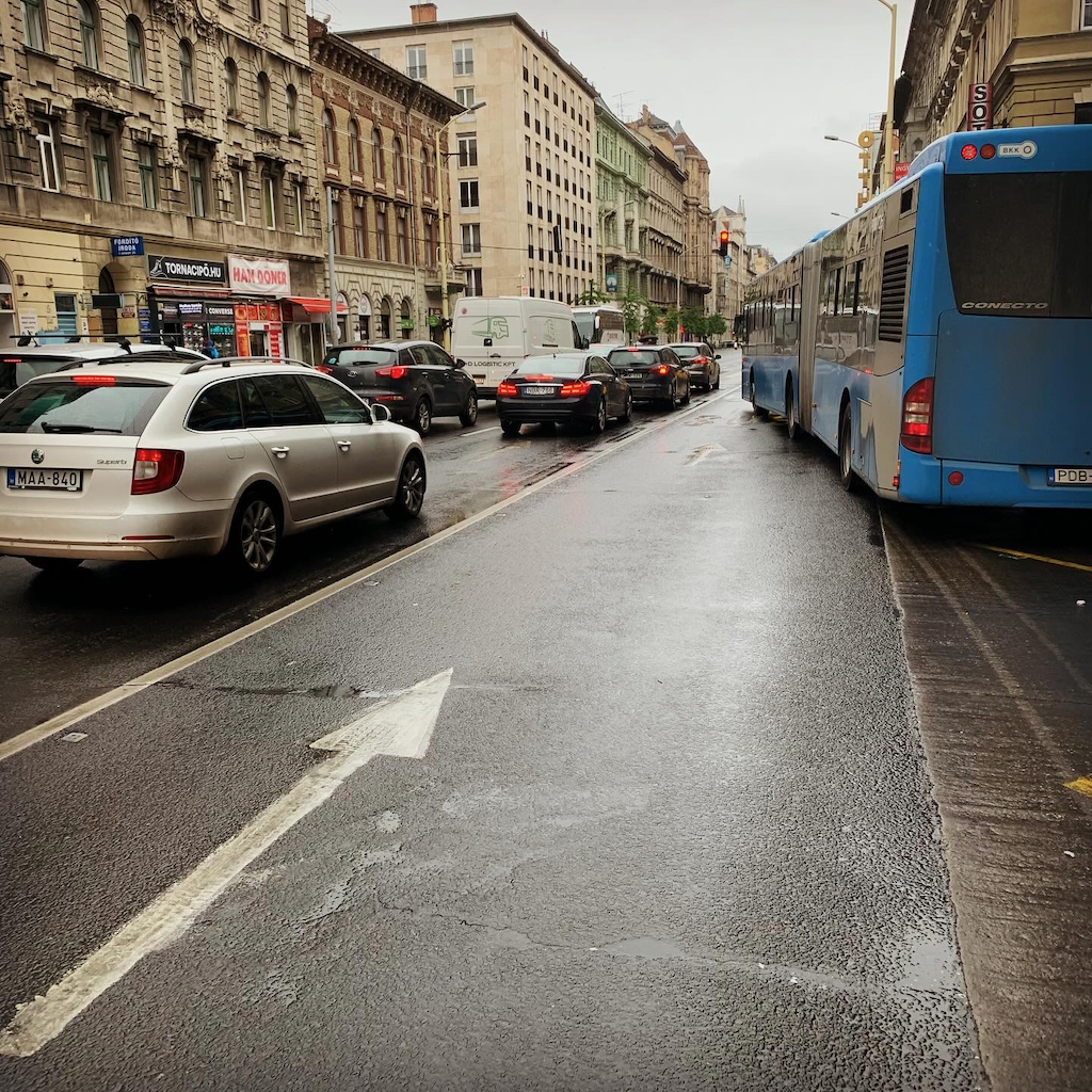 En buss i Budapest i Ungern.